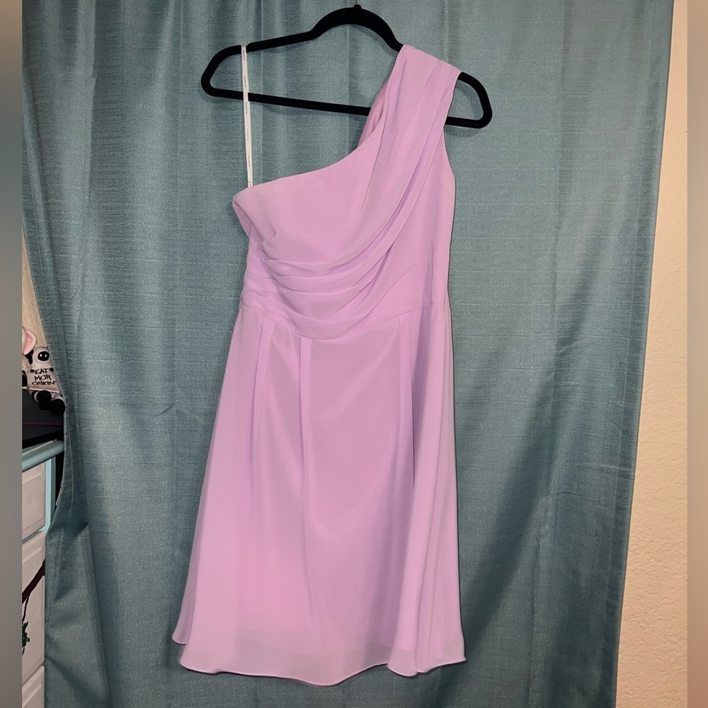 Light Purple One Shoulder Dress Jasmine brand size 10